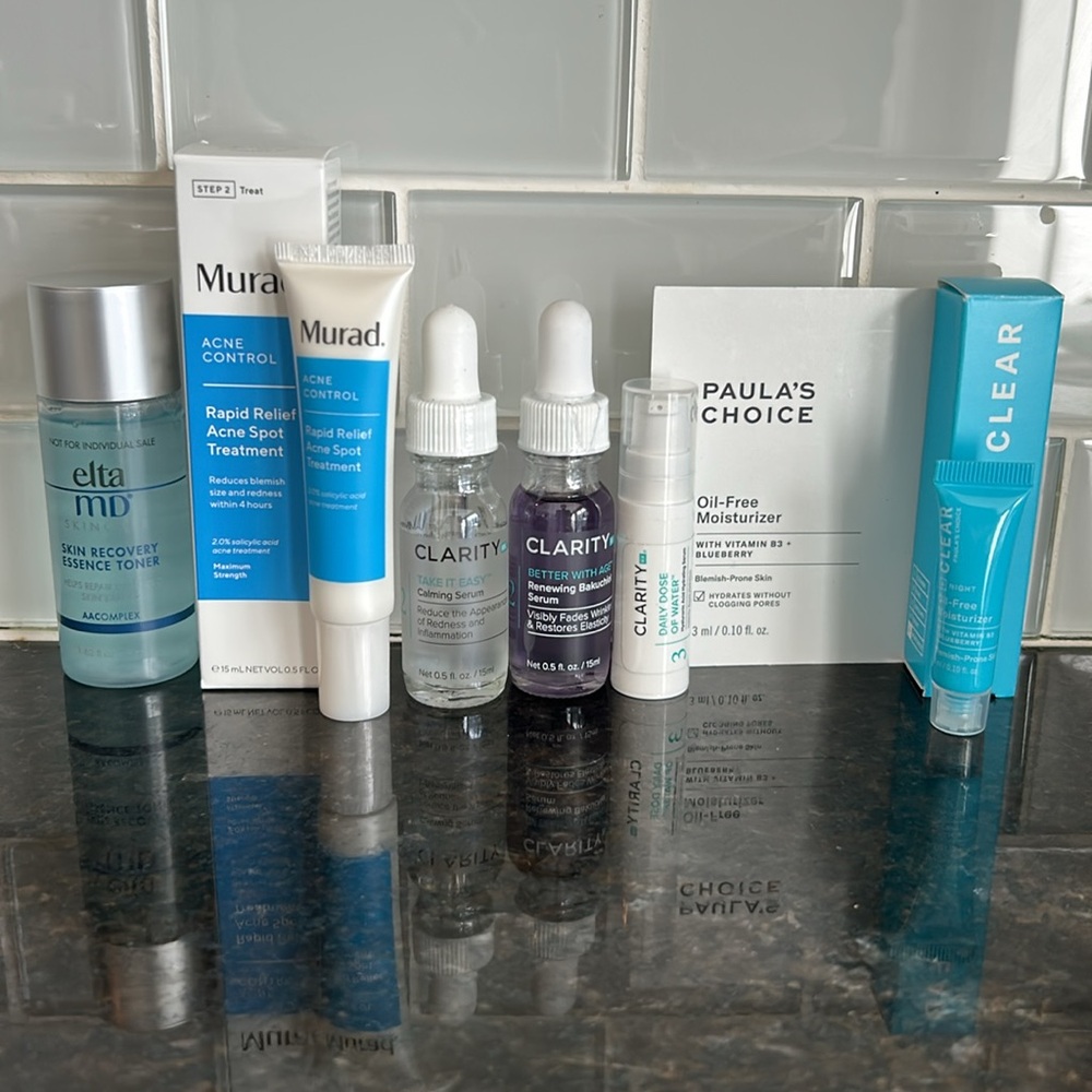 BEAUTY BUNDLE RANDOM MURAD, ELTA MD, CLARITY, PAULAS CHOICE NEW